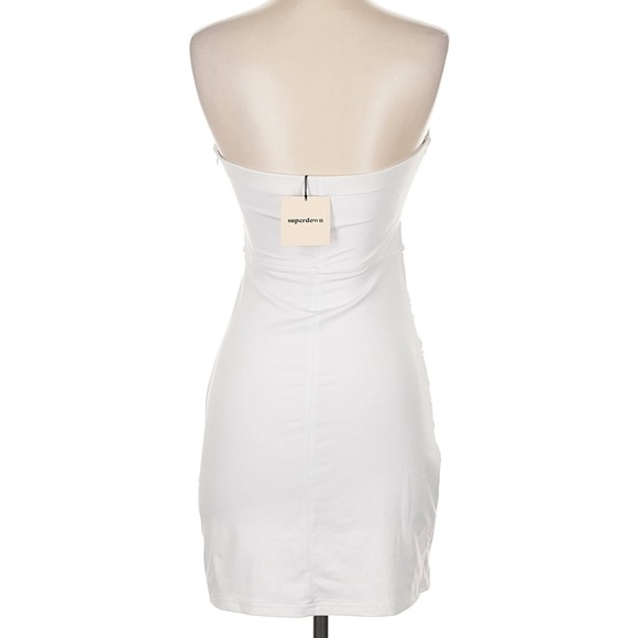 Superdown Nara Mini Dress in White Small  NEW - Picture 3 of 7
